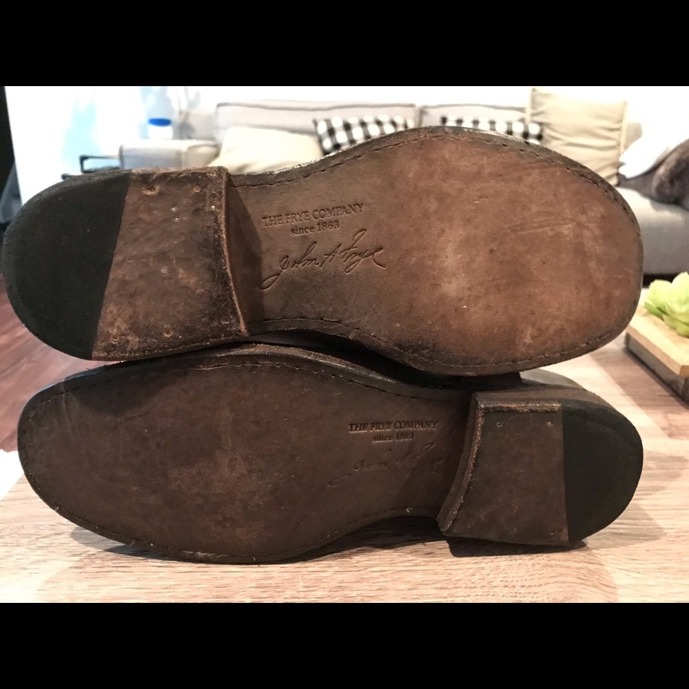 Frye Grey Ridding Boots 8.5 - Picture 7 of 8